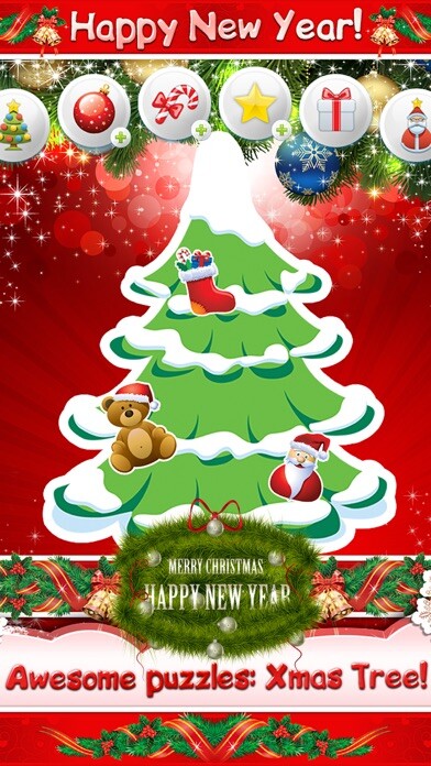 Emulate iPhone app Xmas Tree! Christmas Kids Game using MyAndroid