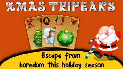 Emulate iPhone app Xmas TriPeaks Card Solitaire using MyAndroid Emulate iPhone app Xmas TriPeaks Card Solitaire using MyAndroid