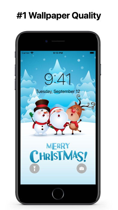 Emulate iPhone app Xmas Wallpapers Notch Remover using MyAndroid Emulate iPhone app Xmas Wallpapers Notch Remover using MyAndroid