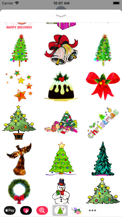 Emulate iPhone app Xmas Watercolor using MyAndroid Emulate iPhone app Xmas Watercolor using MyAndroid