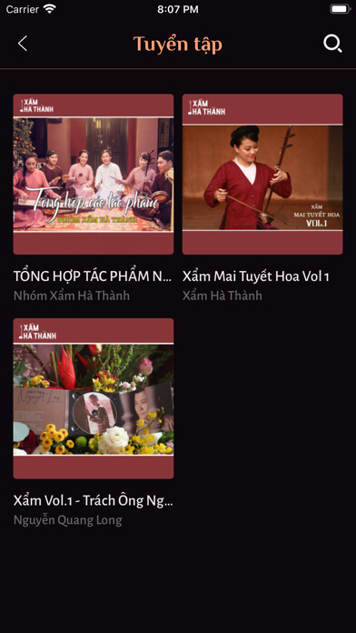 Emulate iPhone app Xẩm Hà Thành using MyAndroid
