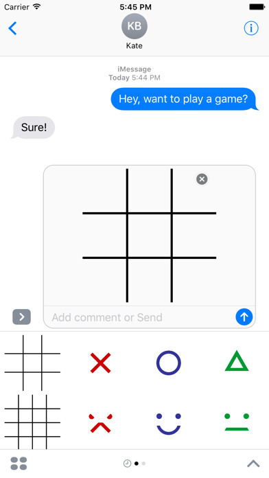 Emulate iPhone app XnO - Tic Tac Toe using MyAndroid