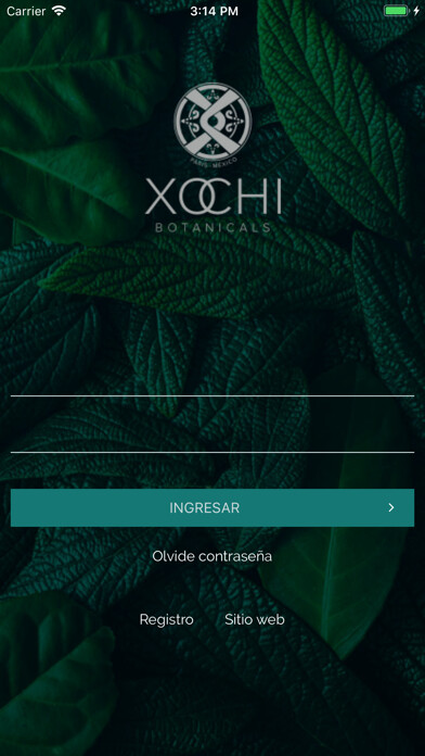 Emulate iPhone app XOCHI Botanicals using MyAndroid Emulate iPhone app XOCHI Botanicals using MyAndroid