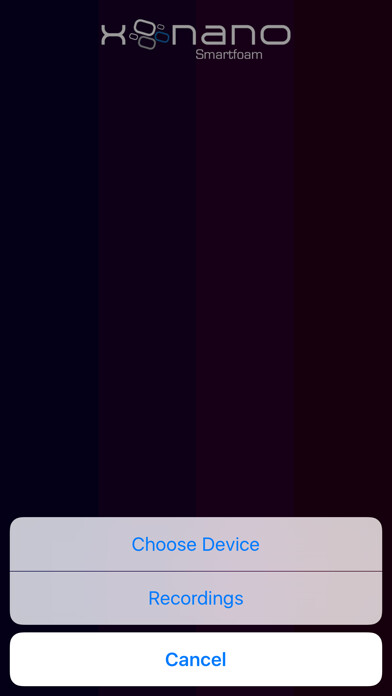 Emulate iPhone app XOnano Smartfoam using MyAndroid