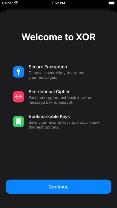 Emulate iPhone app XOR - Text Encryptor using MyAndroid