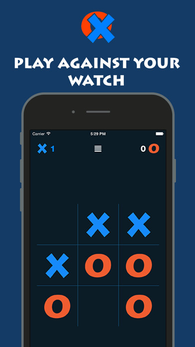 Emulate iPhone app XO - TicTacToe on your Watch using MyAndroid Emulate iPhone app XO - TicTacToe on your Watch using MyAndroid