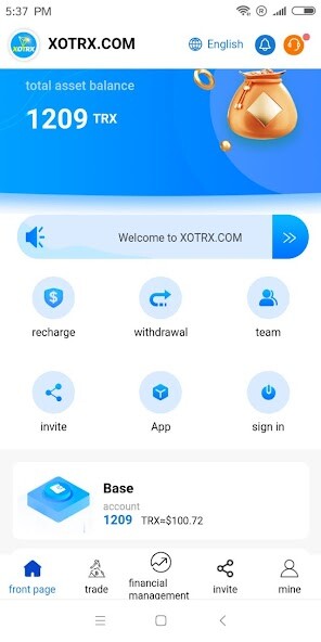 Run android online APK XOTRX from MyAndroid or emulate XOTRX using MyAndroid