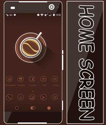 Emulate Android APK Xperia Coffee Time THEME Emulate Android APK Xperia Coffee Time THEME