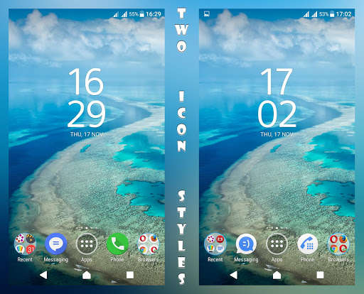 Run android online APK Xperia Theme Oceanic Blue from MyAndroid or emulate Xperia Theme Oceanic Blue using MyAndroid