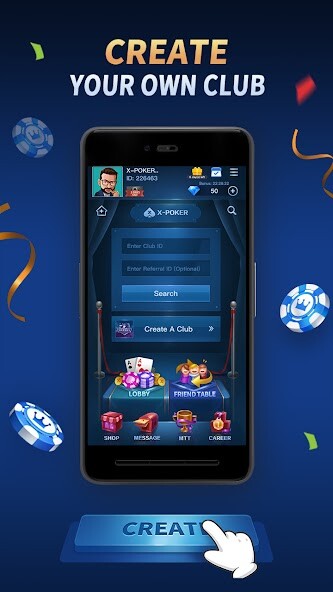 Run android online APK X-Poker - Online Home Game from MyAndroid or emulate X-Poker - Online Home Game using MyAndroid