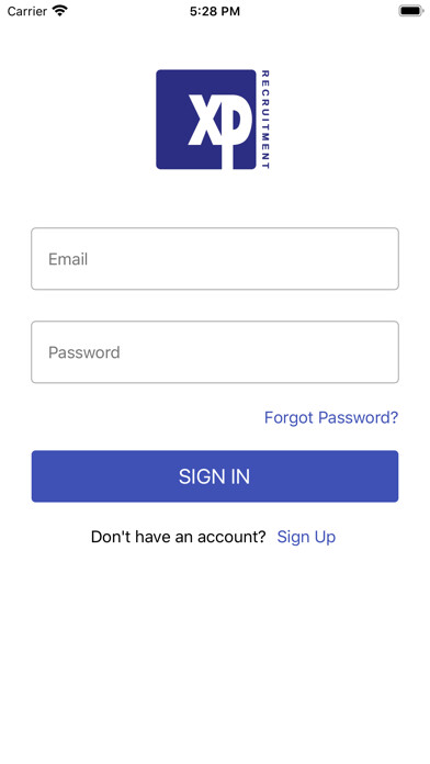 Emulate iPhone app XP Recruitment using MyAndroid
