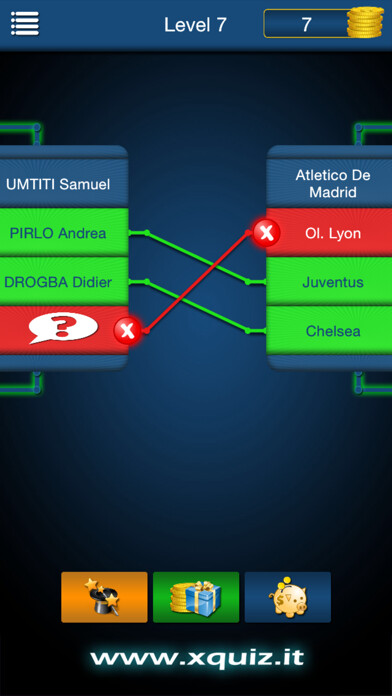 Emulate iPhone app xQuiz Football Players using MyAndroid