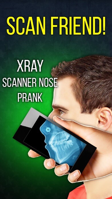 Emulate iPhone app Xray Scanner Nose Prank using MyAndroid