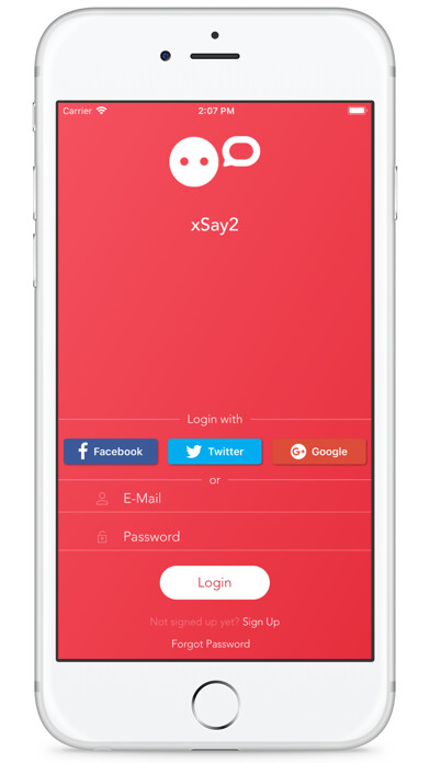 Emulate iPhone app xSay2 using MyAndroid