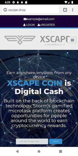 Run android online APK XSCAPE WALLET (Game Experience to token value) from MyAndroid or emulate XSCAPE WALLET (Game Experience to token value) using MyAndroid