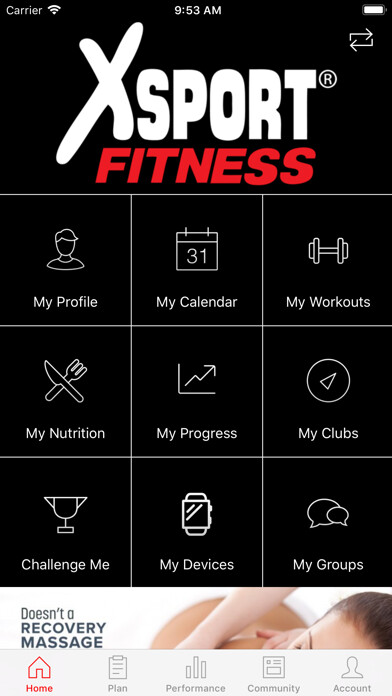 Emulate iPhone app XSport Fitness Member App using MyAndroid Emulate iPhone app XSport Fitness Member App using MyAndroid