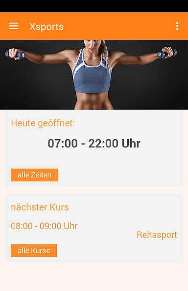 Run android online APK Xsports Fitness from MyAndroid or emulate Xsports Fitness using MyAndroid