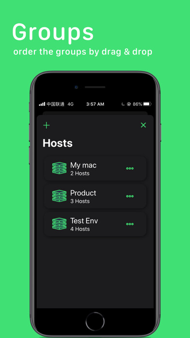 Emulate iPhone app Xssh using MyAndroid
