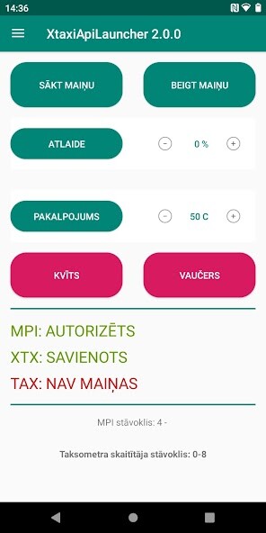 Run android online APK XTAXIapiLauncher from MyAndroid or emulate XTAXIapiLauncher using MyAndroid