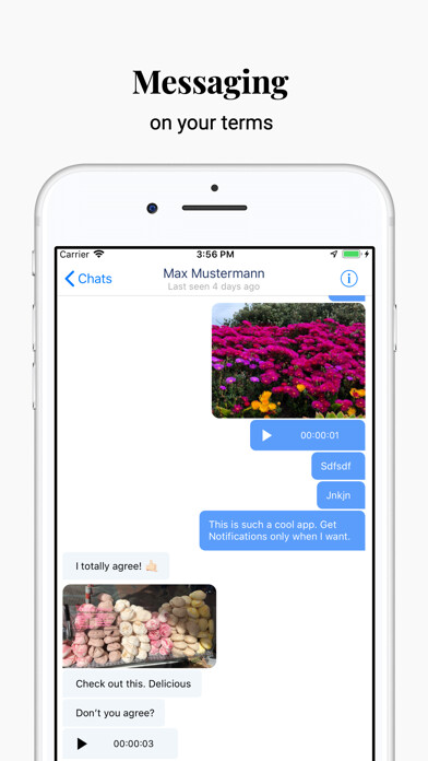 Emulate iPhone app XTER TEXTER using MyAndroid