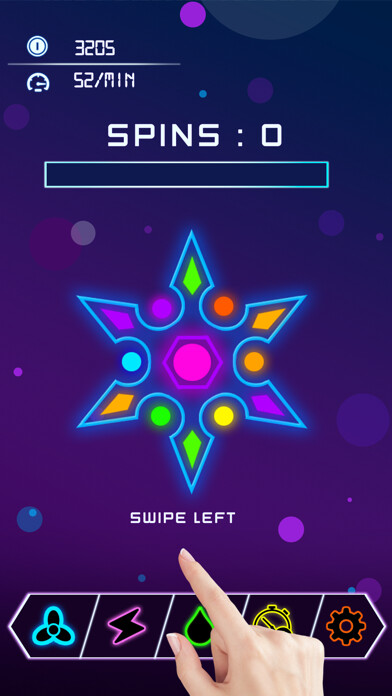 Emulate iPhone app Xtreme Fidget Spinner using MyAndroid