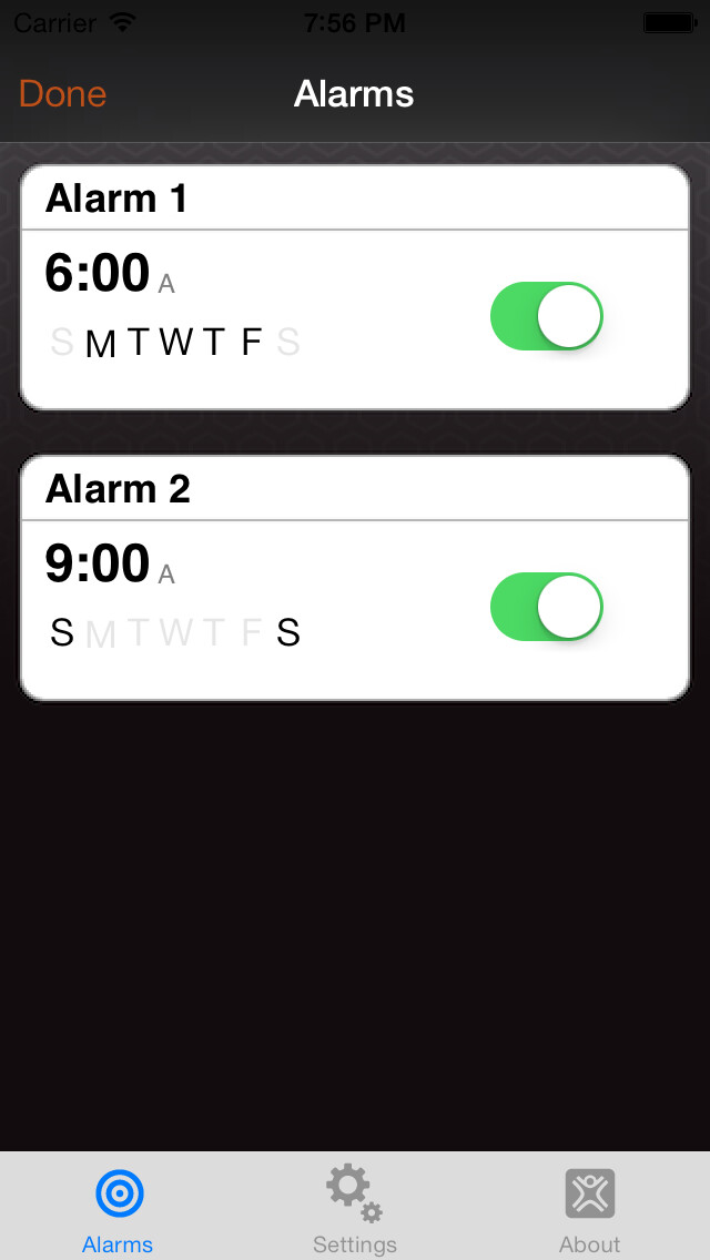 Emulate iPhone app XtremeMac Alarm Clock using MyAndroid Emulate iPhone app XtremeMac Alarm Clock using MyAndroid