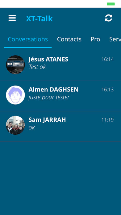 Emulate iPhone app XT-Talk using MyAndroid