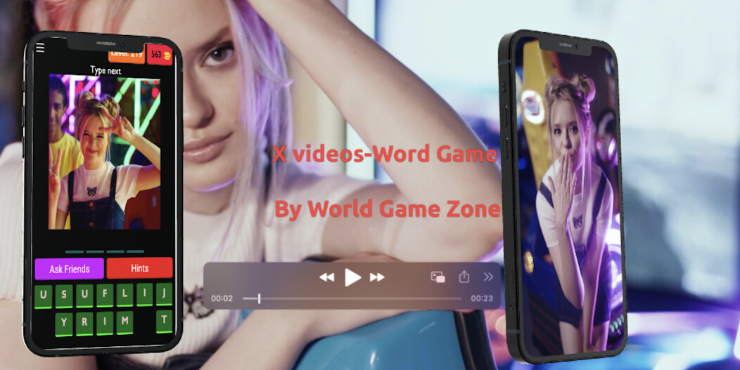 Run android online APK X videos-Word Game from MyAndroid or emulate X videos-Word Game using MyAndroid
