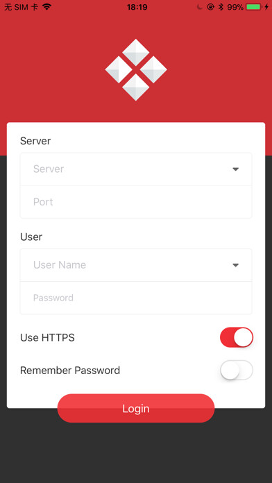 Emulate iPhone app X-VMS using MyAndroid