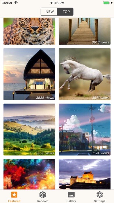 Emulate iPhone app X Wallpaper Pro - 4K for You using MyAndroid