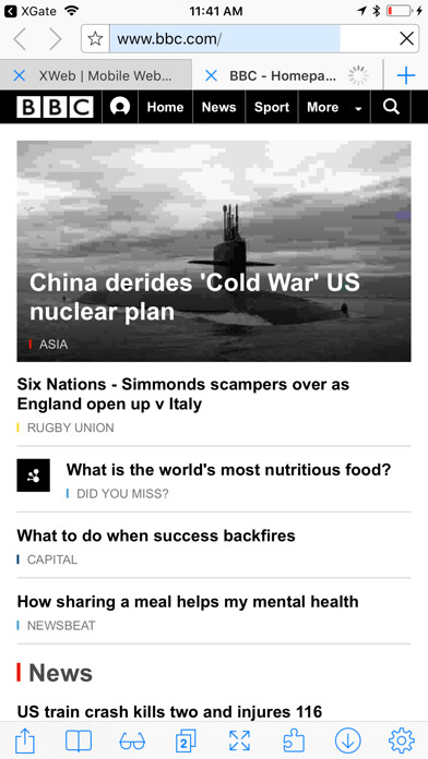 Emulate iPhone app XWeb using MyAndroid