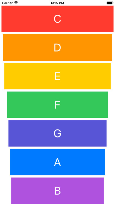 Emulate iPhone app Xylophone melody creator using MyAndroid
