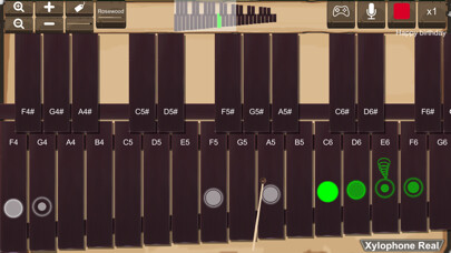 Emulate iPhone app Xylophone Real: 2 mallet types using MyAndroid Emulate iPhone app Xylophone Real: 2 mallet types using MyAndroid