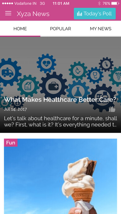 Emulate iPhone app Xyza News for Kids using MyAndroid Emulate iPhone app Xyza News for Kids using MyAndroid