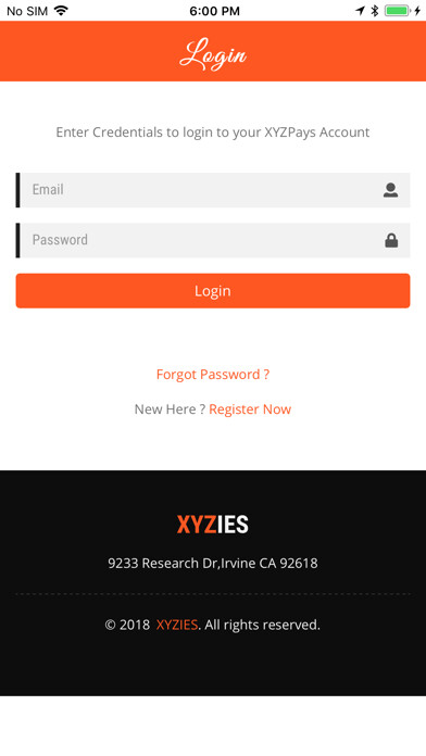 Emulate iPhone app Xyz Pays using MyAndroid