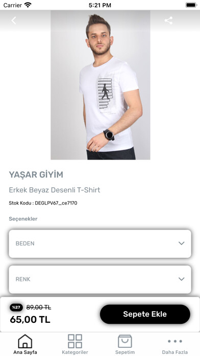 Emulate iPhone app Yaşar Giyim using MyAndroid Emulate iPhone app Yaşar Giyim using MyAndroid