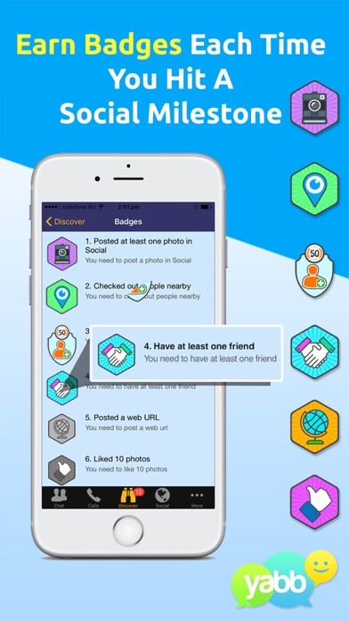 Emulate iPhone app Yabb Messenger SMS, Chat, Call using MyAndroid