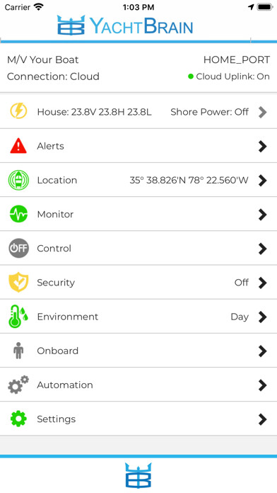 Emulate iPhone app YachtBrain using MyAndroid