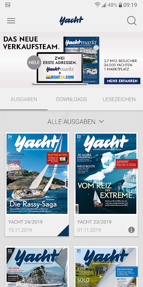Run android online APK YACHT - Das Segel Magazin from MyAndroid or emulate YACHT - Das Segel Magazin using MyAndroid