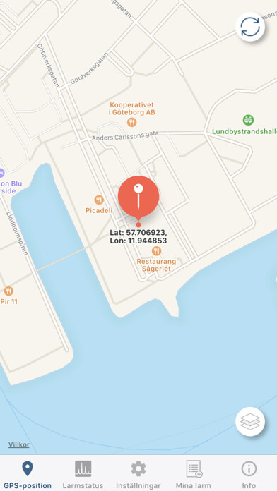 Emulate iPhone app YachtSafe using MyAndroid