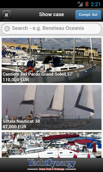 Emulate iPhone app Yacht Synergy using MyAndroid