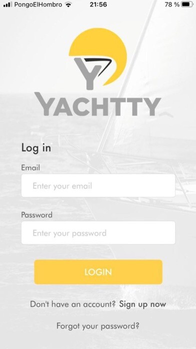 Emulate iPhone app Yachtty - Services For Yachts using MyAndroid Emulate iPhone app Yachtty - Services For Yachts using MyAndroid