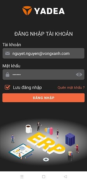 Run android online APK YADEA ERP VIỆT NAM from MyAndroid or emulate YADEA ERP VIỆT NAM using MyAndroid