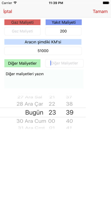 Emulate iPhone app Yakıt Takibi using MyAndroid Emulate iPhone app Yakıt Takibi using MyAndroid