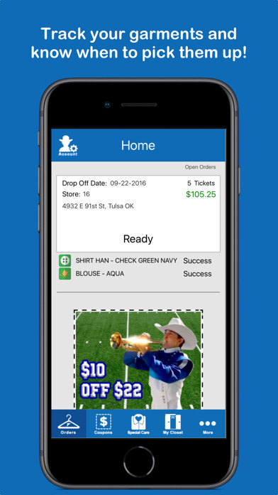 Emulate iPhone app Yale Cleaners using MyAndroid Emulate iPhone app Yale Cleaners using MyAndroid