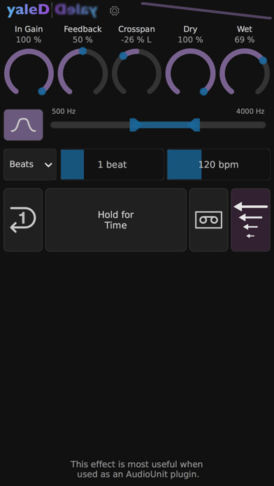 Emulate iPhone app yaleD - Reverse Delay using MyAndroid