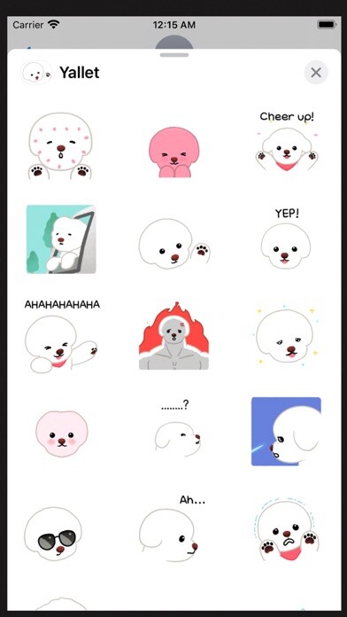 Emulate iPhone app Yallet the bichon frise using MyAndroid