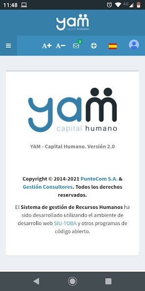 Run android online APK YAM Capital Humano from MyAndroid or emulate YAM Capital Humano using MyAndroid