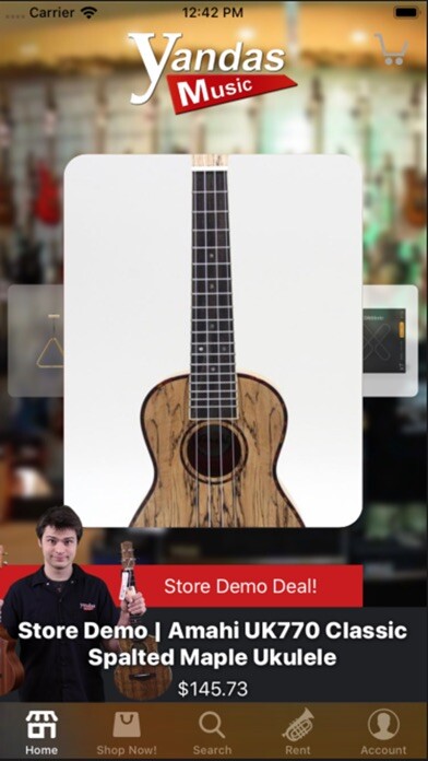 Emulate iPhone app Yandas Music using MyAndroid