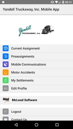 Emulate Android APK Yandell Truckaway, Inc.